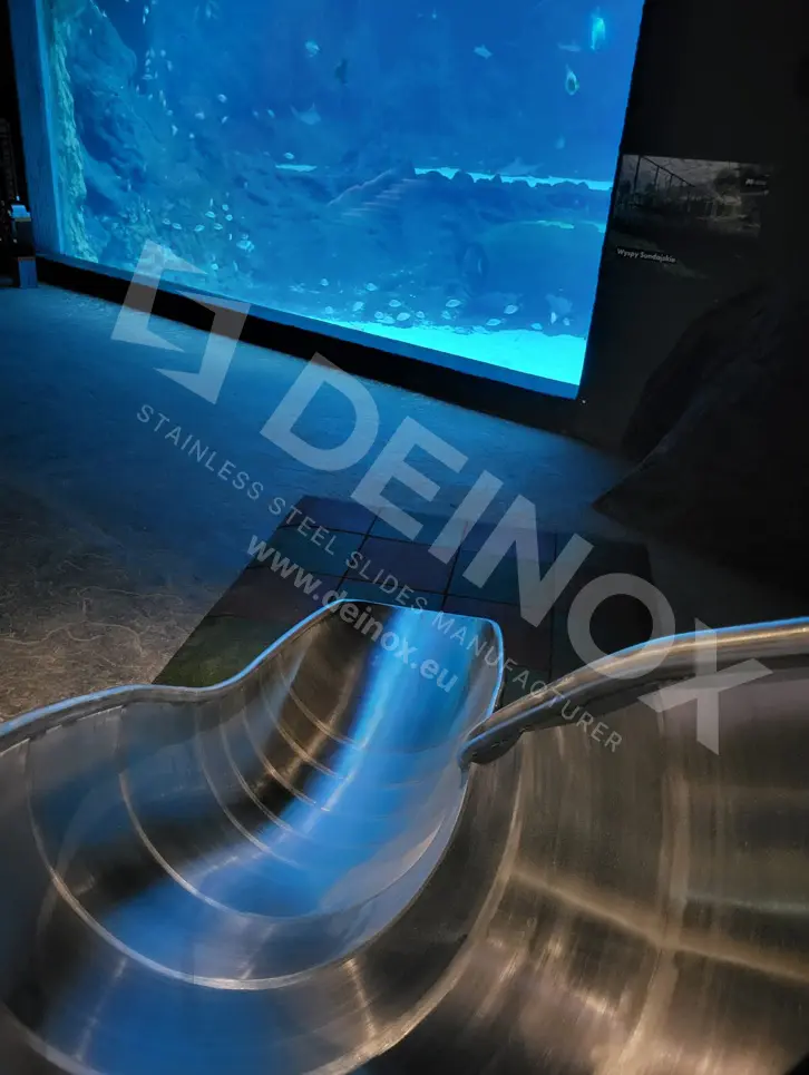 Indoor slide evacution