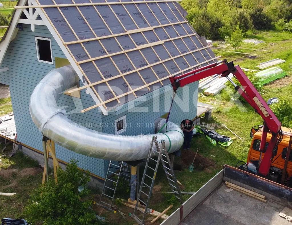 Indoor slide implementation