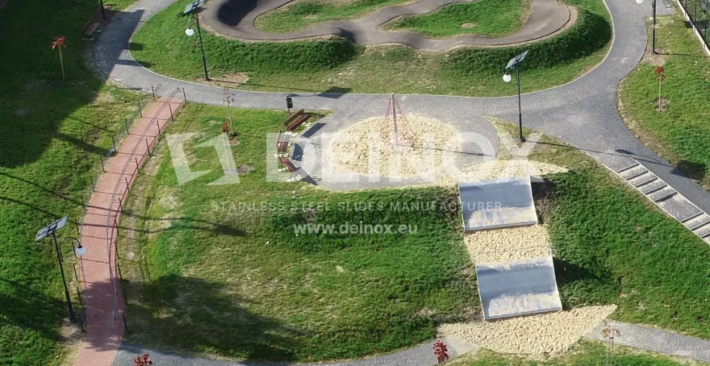 Zjeżdżalnie ze stali nierdzewnej DEINOX