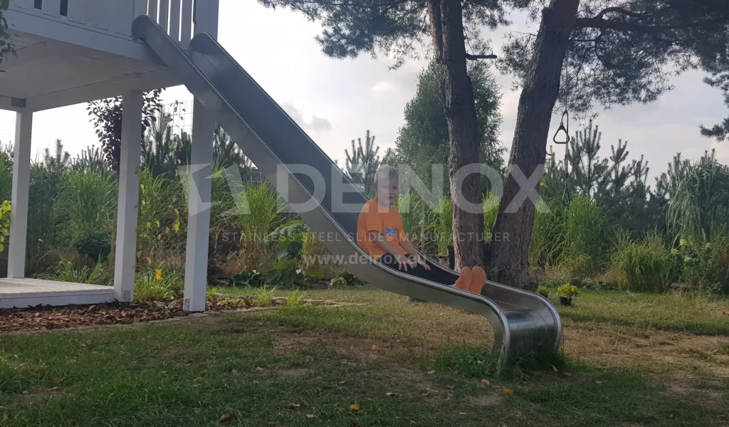 Scivoli a parete doppia DEINOX - scivolo resistente in metallo
