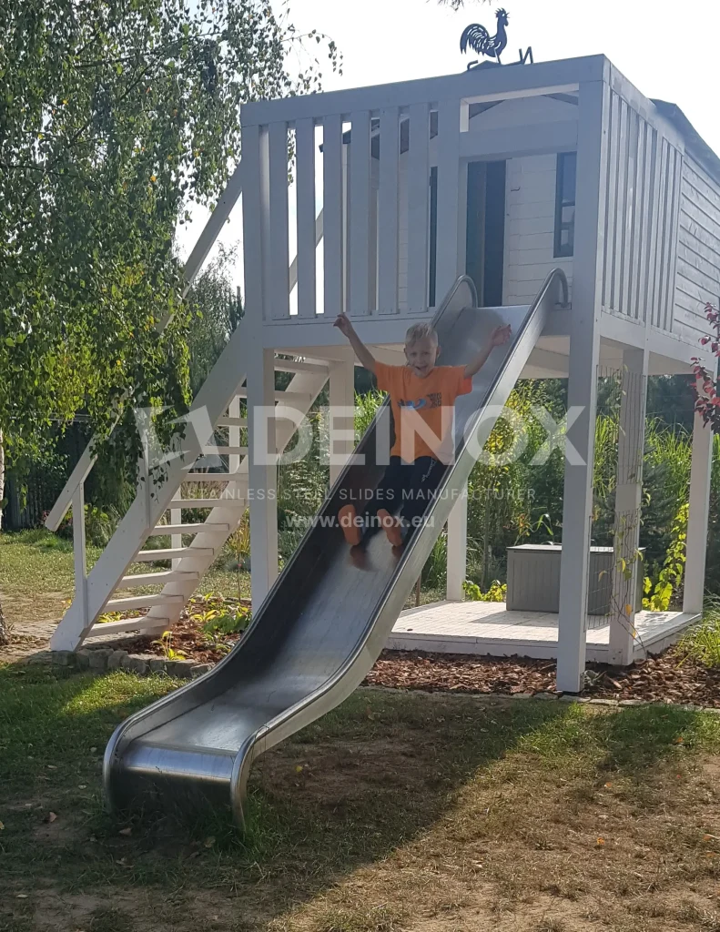 Zjeżdżalnia do domku dla dzieci DEINOX