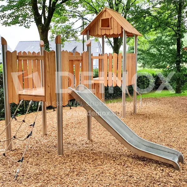 Safe Double Wall Slides for Playgrounds