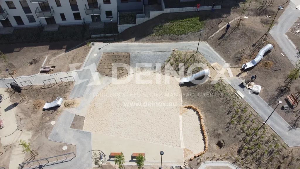 Toboganes tubo - túneles para el parque infantil